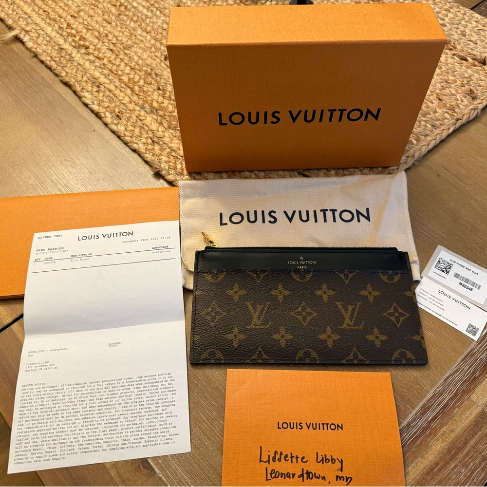 NFS Louis Vuitton Slim Purse/Wallet Monogram